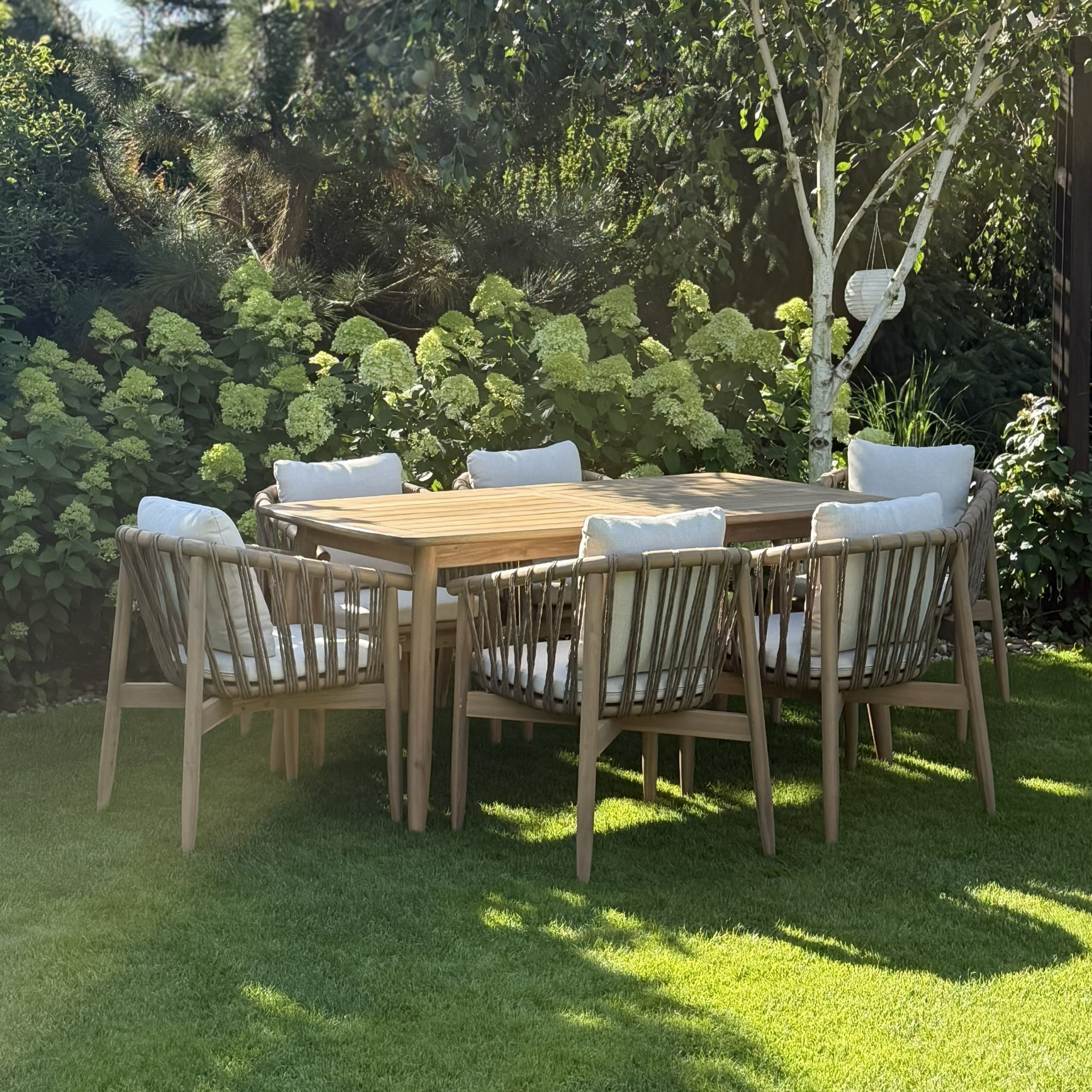 Jedálenský set SAMAR 6+1 Dining - Furrore fotografia realizácie 5