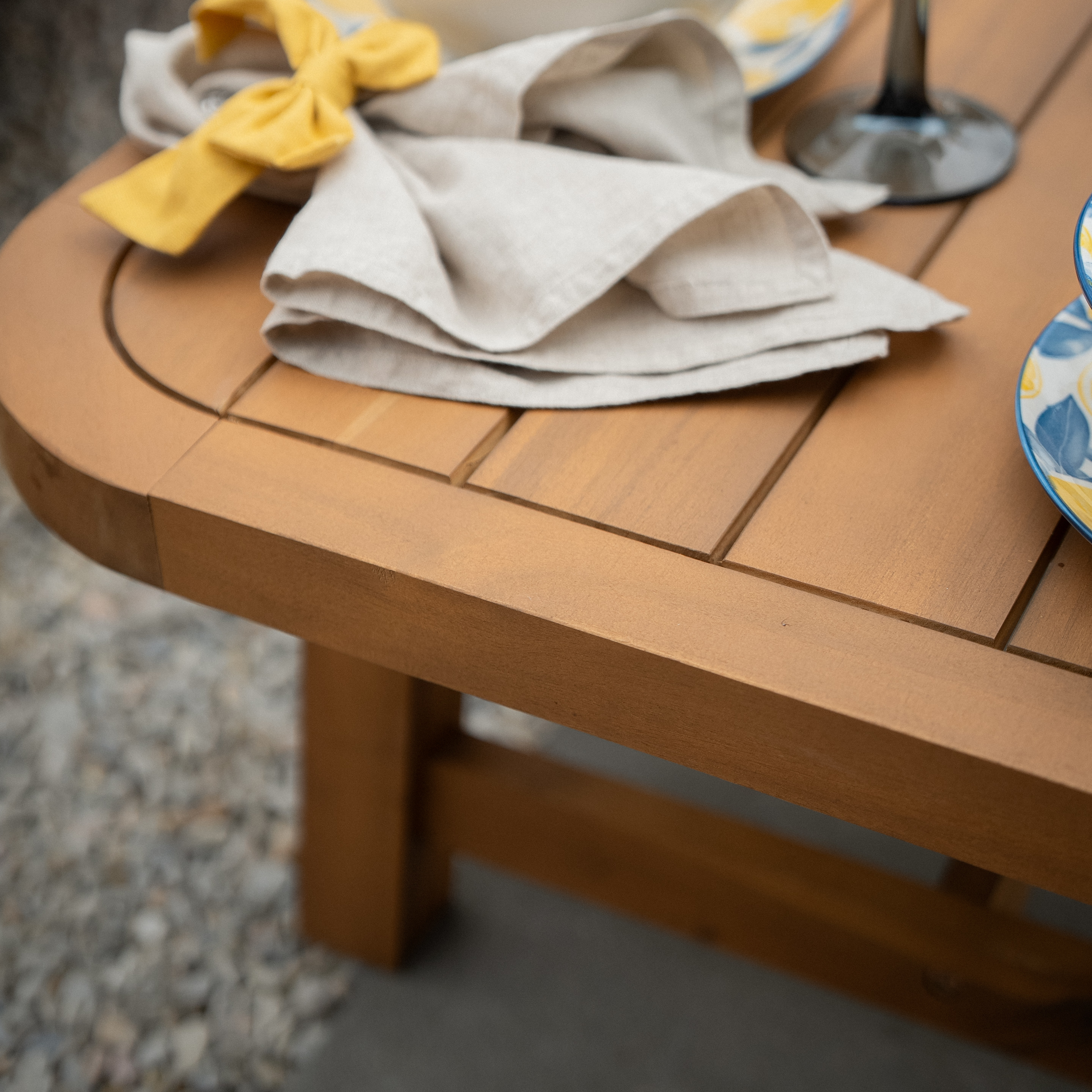 Drevený záhradný kútik Bjørkka SKALA CAFFE fotografia realizácie 1