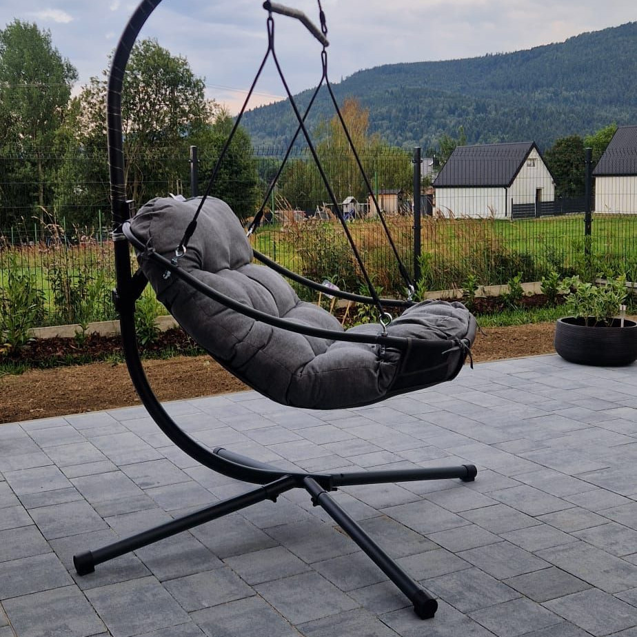 Závesné kreslo ORINOKO Grey - Bjørkka fotografia realizácie 1