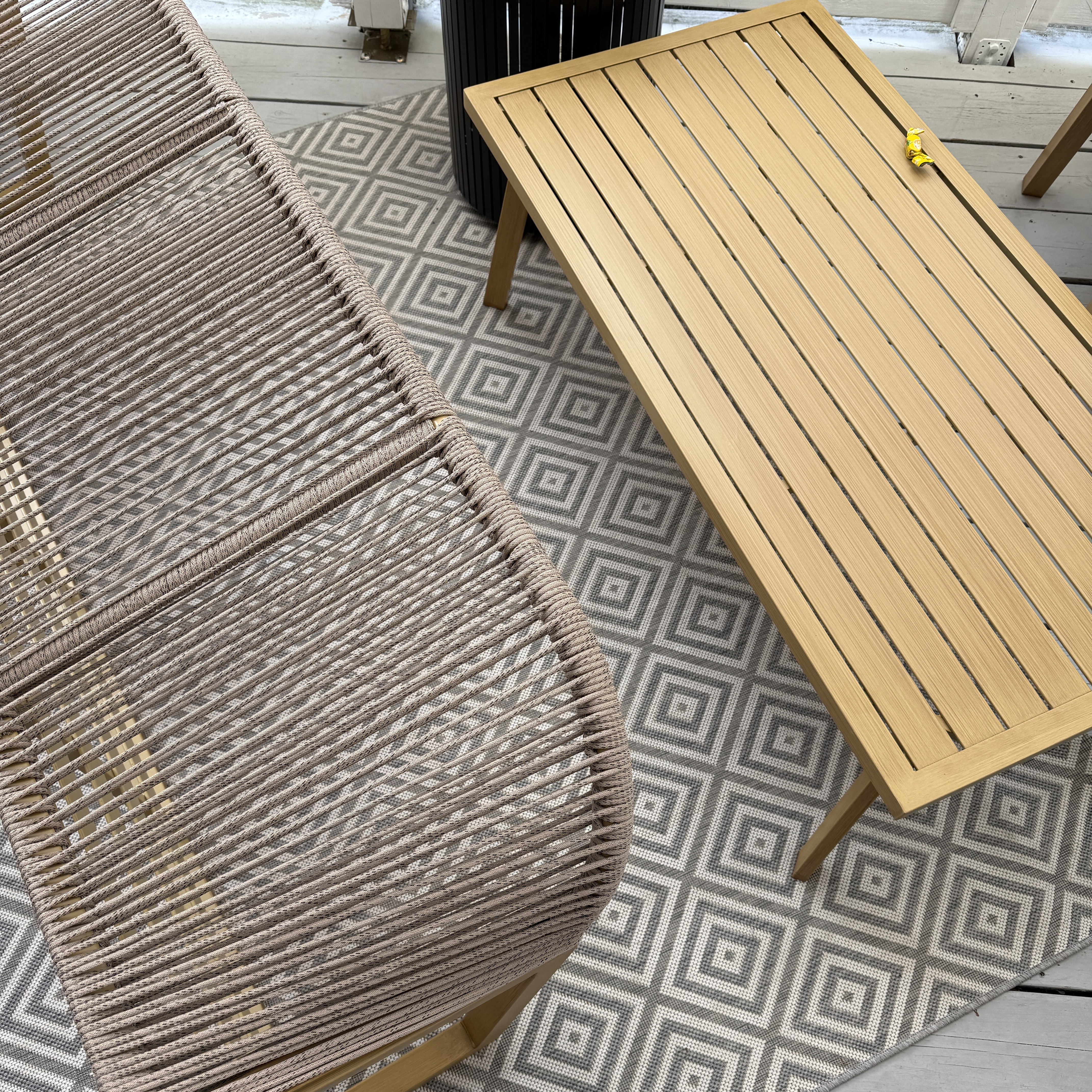 Záhradná súprava LOARA CAFFE MAX WOOD LOOK - Bjørkka fotografia realizácie 1