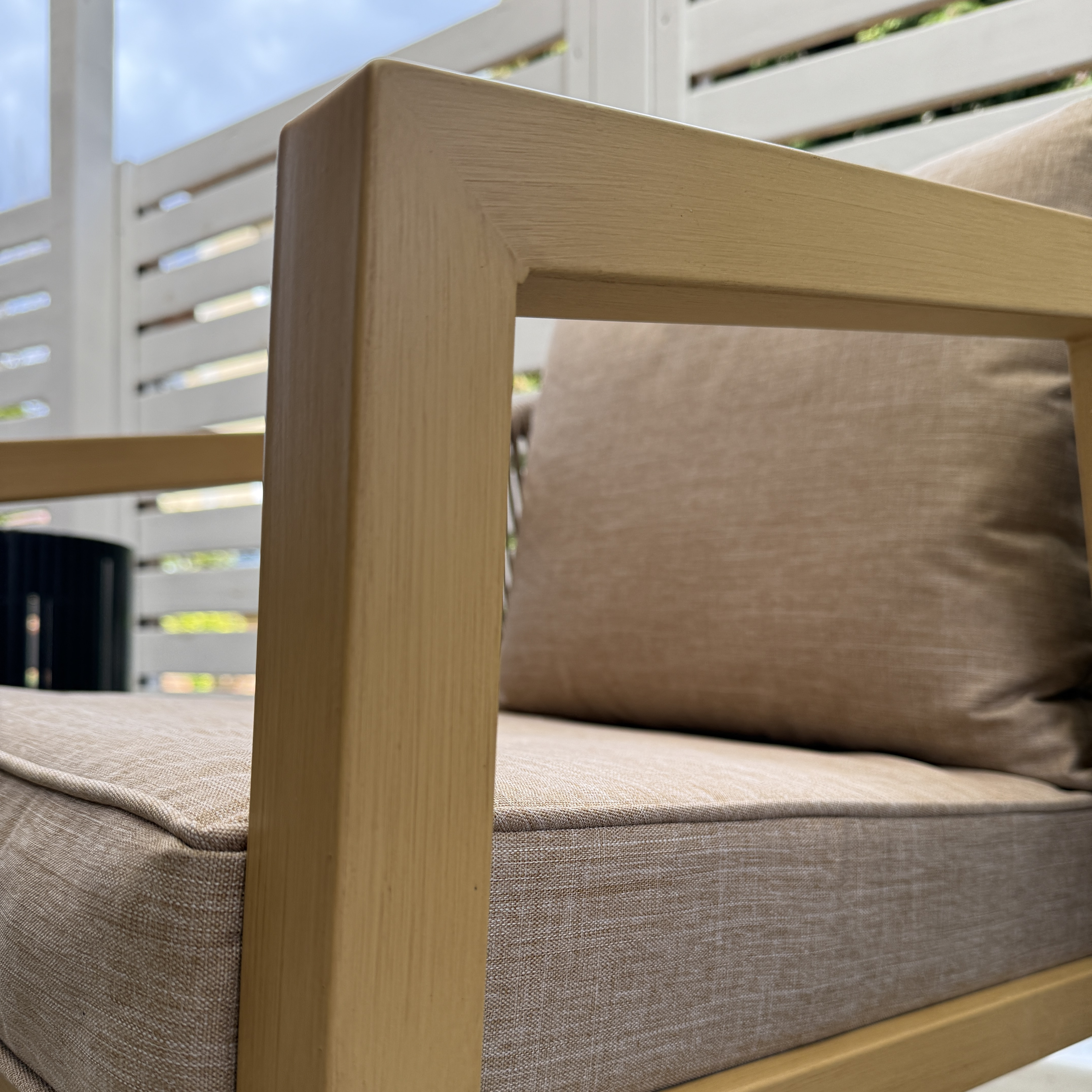 Záhradná súprava LOARA CAFFE MAX WOOD LOOK - Bjørkka fotografia realizácie 4