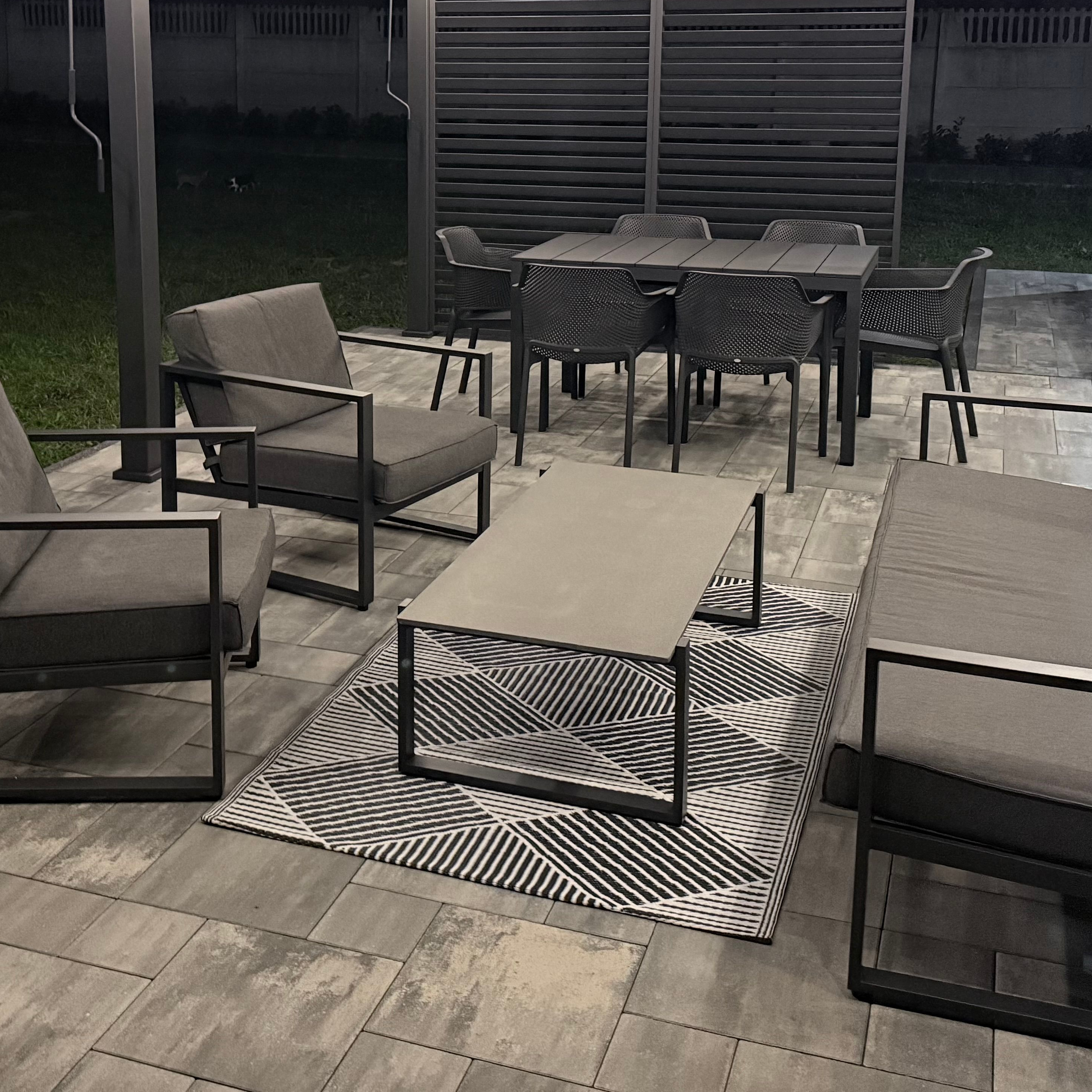 Terasa koberec 120x180 cm Grey - MOODME fotografia realizácie 1
